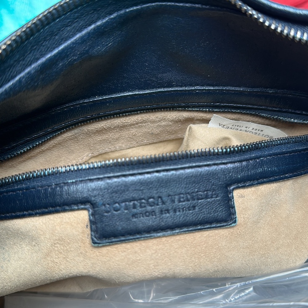 Bottega Veneta Navy Leather Hobo Bag - Picture 11 of 11